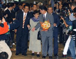 Terakoshi returns to Japan after 39 yrs in N. Korea